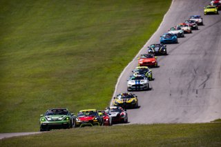 #18 Porsche 718 Cayman GT4 RS Clubsport of Eric Filgueiras and Steven McAleer, RS1, GT4 America, Pro-Am, SRO America, VIR, Virginia International Rcaeway, Alton, Virginia, June 2022.
 | Regis Lefebure/SRO