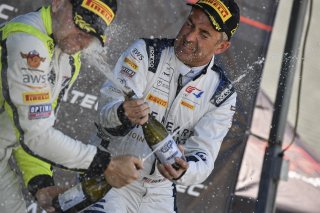 #25 Aston Martin Vantage AMR GT4 of Gray Newell and Ian James, Heart of Racing Team, GT4 America, Pro-Am, SRO America, VIR, Virginia International Rcaeway, Alton, Virginia, June 2022.
 | James Lietz/SRO