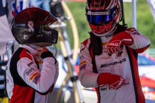 #34 Mercedes-AMG GT4 of Gavin Sanders and Michai Stephens, Conquest Racing/WF Motorsports, GT4 America, Silver, SRO America, VIR, Virginia International Rcaeway, Alton, Virginia, June 2022.
 | Regis Lefebure/SRO