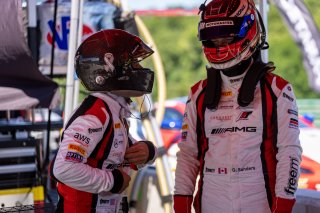 #34 Mercedes-AMG GT4 of Gavin Sanders and Michai Stephens, Conquest Racing/WF Motorsports, GT4 America, Silver, SRO America, VIR, Virginia International Rcaeway, Alton, Virginia, June 2022.
 | Regis Lefebure/SRO