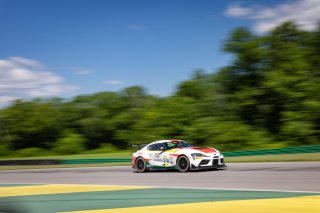 #21 Toyota GR Supra GT4 of Nick Shanny and Terry Borcheller, Accelerating Performance, GT4 America, Am, SRO America, VIR, Virginia International Rcaeway, Alton, Virginia, June 2022.
 | Regis Lefebure/SRO