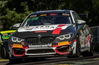 #36 BMW M4 GT4 of James Clay and Charlie Postins, BimmerWorld, GT4 America, Am, SRO America, VIR, Virginia International Rcaeway, Alton, Virginia, June 2022.
 | Regis Lefebure/SRO