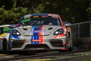 #17 Porsche 718 Cayman GT4 RS Clubsport of Dr. James Rappaport and Todd Hetherington, The Racers Group, GT4 America, Am, SRO America, VIR, Virginia International Rcaeway, Alton, Virginia, June 2022.
 | Regis Lefebure/SRO