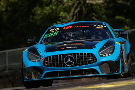 #79 Mercedes-AMG GT4 of Chris Gumprecht, RENNtech Motorsports, GT America Powered by AWS, GT4, SRO America, VIR, Virginia International Rcaeway, Alton, Virginia, June 2022.
 | Regis Lefebure/SRO