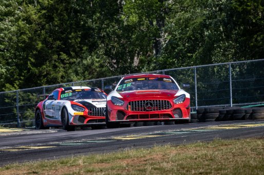 #32 Mercedes-AMG GT4 of Kris Wilson and Cole Ciraulo, Snow Brothers Racing, GT4 America, Pro-Am, SRO America, VIR, Virginia International Rcaeway, Alton, Virginia, June 2022.
 | Regis Lefebure/SRO