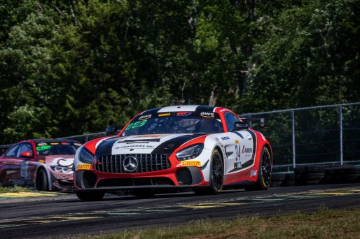 #32 Mercedes-AMG GT4 of Kris Wilson and Cole Ciraulo, Snow Brothers Racing, GT4 America, Pro-Am, SRO America, VIR, Virginia International Rcaeway, Alton, Virginia, June 2022.
 | Regis Lefebure/SRO