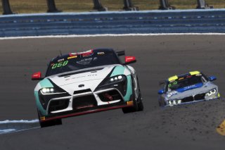 #68 Toyota GR Supra GT4 of Kevin Conway and John Geesbreght, Smooge Racing, GT4 America, Silver, SRO America, Watkins Glen International raceway, Watkins Glen, NY, July 2022..
 | Brian Cleary/SRO