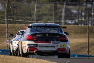 #36 BMW M4 GT4 of James Clay and Charlie Postins, BimmerWorld, GT4 America, Am, SRO America, Watkins Geln International, Watkins Glen NY, July 2022.
 | ©2022 Regis Lefebure/SRO