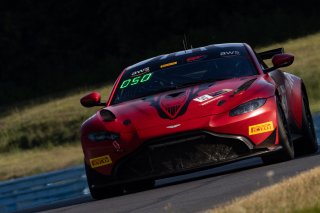 #50 Aston Martin Vantage AMR GT4 of Ross Chouest and Aaron Povoledo, Chouest Povoledo racing, GT4 America, Pro-Am, SRO America, Watkins Geln International, Watkins Glen NY, July 2022.
 | &copy;2022 Regis Lefebure/SRO