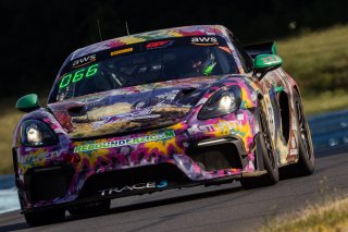 #66 Porsche 718 Cayman GT4 RS Clubsport of Derek DeBoer and Jason Alexandris, The Racers Group, GT4 America, Am, SRO America, Watkins Geln International, Watkins Glen NY, July 2022.
 | ©2022 Regis Lefebure/SRO