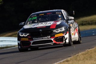 #36 BMW M4 GT4 of James Clay and Charlie Postins, BimmerWorld, GT4 America, Am, SRO America, Watkins Geln International, Watkins Glen NY, July 2022.
 | ©2022 Regis Lefebure/SRO