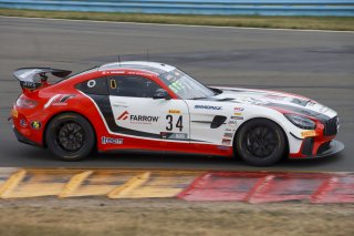 #34 Mercedes-AMG GT4 of Gavin Sanders and Michai Stephens, Conquest Racing/WF Motorsports, GT4 America, Silver, SRO America, Watkins Glen International raceway, Watkins Glen, NY, July 2022..
 | SRO Motorsports Group