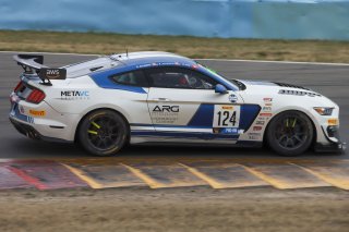 #124 Ford Mustang GT4 of Edgar Lau and Mike Skeen, ARG/Rotek Racing, GT4 America, Pro-Am, SRO America, Watkins Glen International raceway, Watkins Glen, NY, July 2022..
 | SRO Motorsports Group