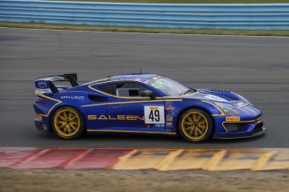 #49 Saleen 1 GT4 of Steve Saleen and Eric Curran, Team Saleen, GT4 America, INV, SRO America, Watkins Glen International raceway, Watkins Glen, NY, July 2022..
 | SRO Motorsports Group