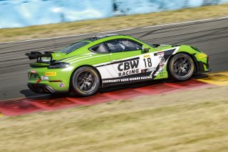 #18 Porsche 718 Cayman GT4 RS Clubsport of Eric Filgueiras and Steven McAleer, RS1, GT4 America, Pro-Am, SRO America, Watkins Glen International raceway, Watkins Glen, NY, July 2022..
 | SRO Motorsports Group