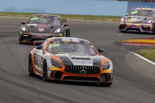 #35 Mercedes-AMG GT4 of Josh Hurley and Manny Franco, Conquest Racing, GT4 America, Silver, SRO America, Watkins Glen International raceway, Watkins Glen, NY, July 2022..
 | SRO Motorsports Group