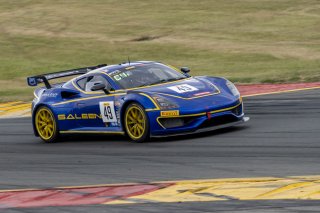 #49 Saleen 1 GT4 of Steve Saleen and Eric Curran, Team Saleen, GT4 America, INV, SRO America, Watkins Glen International raceway, Watkins Glen, NY, July 2022..
 | SRO Motorsports Group