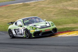 #18 Porsche 718 Cayman GT4 RS Clubsport of Eric Filgueiras and Steven McAleer, RS1, GT4 America, Pro-Am, SRO America, Watkins Glen International raceway, Watkins Glen, NY, July 2022..
 | SRO Motorsports Group