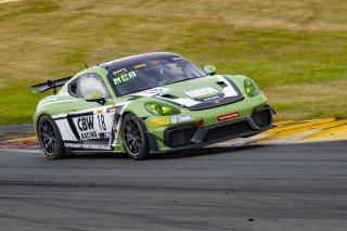 #18 Porsche 718 Cayman GT4 RS Clubsport of Eric Filgueiras and Steven McAleer, RS1, GT4 America, Pro-Am, SRO America, Watkins Glen International raceway, Watkins Glen, NY, July 2022..
 | SRO Motorsports Group