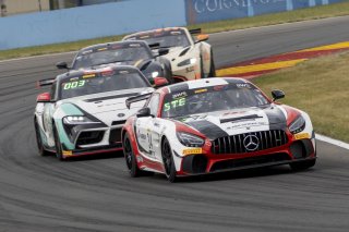 #34 Mercedes-AMG GT4 of Gavin Sanders and Michai Stephens, Conquest Racing/WF Motorsports, GT4 America, Silver, SRO America, Watkins Glen International raceway, Watkins Glen, NY, July 2022..
 | SRO Motorsports Group