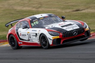 #34 Mercedes-AMG GT4 of Gavin Sanders and Michai Stephens, Conquest Racing/WF Motorsports, GT4 America, Silver, SRO America, Watkins Glen International raceway, Watkins Glen, NY, July 2022..
 | SRO Motorsports Group