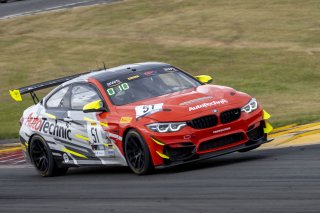 #51 BMW M4 GT4 of Austen Smith and Zack Anderson, Auto Technic Racing, GT4 America, Silver, SRO America, Watkins Glen International raceway, Watkins Glen, NY, July 2022..
 | SRO Motorsports Group