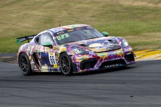 SRO America, Watkins Glen International raceway, Watkins Glen, NY, July 2022..#66 Porsche 718 Cayman GT4 RS Clubsport of Derek DeBoer and Jason Alexandris, The Racers Group, GT4 America, Am
 | SRO Motorsports Group