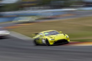 #55 Aston Martin Vantage AMR GT4 GT4 of Moisey Uretsky and Justin Piscitelli, Accelerating Performance, GT4 America, Pro-Am, SRO America, Watkins Glen International raceway, Watkins Glen, NY, July 2022..
 | SRO Motorsports Group