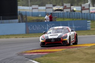 #34 Mercedes-AMG GT4 of Gavin Sanders and Michai Stephens, Conquest Racing/WF Motorsports, GT4 America, Silver, SRO America, Watkins Glen International raceway, Watkins Glen, NY, July 2022..
 | SRO Motorsports Group