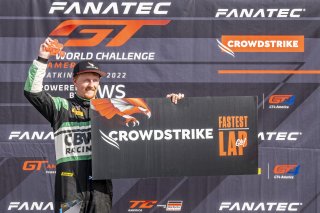 #18 Porsche 718 Cayman GT4 RS Clubsport of Eric Filgueiras and Steven McAleer, RS1, GT4 America, Pro-Am, SRO America, Watkins Glen International raceway, Watkins Glen, NY, July 2022..
 | SRO Motorsports Group