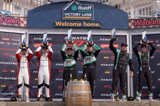 #18 Porsche 718 Cayman GT4 RS Clubsport of Eric Filgueiras and Steven McAleer, RS1, GT4 America, Pro-Am, SRO America, Watkins Geln International, Watkins Glen NY, July 2022.SRO America, July 2022.
 | &copy;2022 Regis Lefebure/SRO