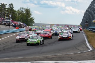 #18 Porsche 718 Cayman GT4 RS Clubsport of Eric Filgueiras and Steven McAleer, RS1, GT4 America, Pro-Am, SRO America, Watkins Glen International raceway, Watkins Glen, NY, July 2022..
 | SRO Motorsports Group