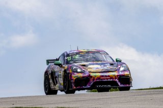 #66 Porsche 718 Cayman GT4 RS Clubsport of Derek DeBoer and Jason Alexandris, The Racers Group, GT4 America, Am, SRO America, Road America, Elkhart Lake, WI, August 2022
 | Brian Cleary/SRO
