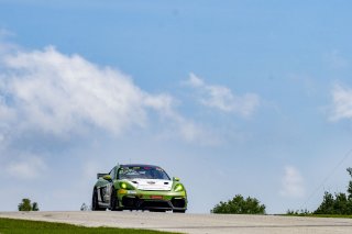 #18 Porsche 718 Cayman GT4 RS Clubsport of Eric Filgueiras and Steven McAleer, RS1, GT4 America, Pro-Am, SRO America, Road America, Elkhart Lake, WI, August 2022
 | Brian Cleary/SRO