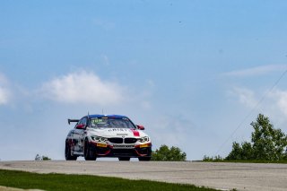 #82 BMW M4 GT4 of James Walker Jr. and Devin Jones, BimmerWorld, GT4 America, Pro-Am, SRO America, Road America, Elkhart Lake, WI, August 2022
 | Brian Cleary/SRO