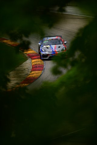 #17 Porsche 718 Cayman GT4 RS Clubsport of Dr. James Rappaport and Todd Hetherington, The Racers Group, GT4 America, Am, SRO America, Road America, Elkhart Lake, Wisconsin, August 2022.
 | Fred Hardy | SRO