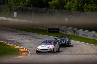 #82 BMW M4 GT4 of James Walker Jr. and Devin Jones, BimmerWorld, GT4 America, Pro-Am, SRO America, Road America, Elkhart Lake, WI, August 2022
 | Regis Lefebure/SRO