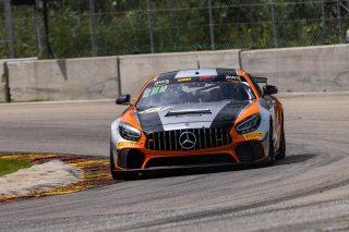 #35 Mercedes-AMG GT4 of Josh Hurley and Manny Franco, Conquest Racing, GT4 America, Silver, SRO America, Road America, Elkhart Lake, WI, August 2022
 | Regis Lefebure/SRO