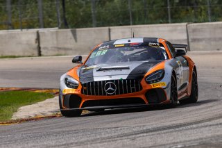 #35 Mercedes-AMG GT4 of Josh Hurley and Manny Franco, Conquest Racing, GT4 America, Silver, SRO America, Road America, Elkhart Lake, WI, August 2022
 | Regis Lefebure/SRO