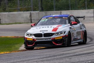 #82 BMW M4 GT4 of James Walker Jr. and Devin Jones, BimmerWorld, GT4 America, Pro-Am, SRO America, Road America, Elkhart Lake, WI, August 2022
 | Regis Lefebure/SRO