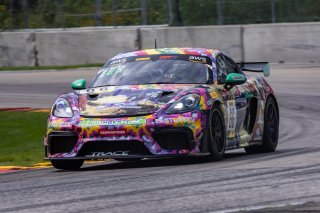 #66 Porsche 718 Cayman GT4 RS Clubsport of Derek DeBoer and Jason Alexandris, The Racers Group, GT4 America, Am, SRO America, Road America, Elkhart Lake, WI, August 2022
 | Regis Lefebure/SRO