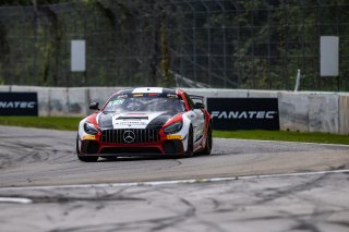 #34 Mercedes-AMG GT4 of Gavin Sanders and Michai Stephens, Conquest Racing/WF Motorsports, GT4 America, Silver, SRO America, Road America, Elkhart Lake, WI, August 2022
 | Regis Lefebure/SRO