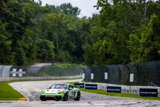 #18 Porsche 718 Cayman GT4 RS Clubsport of Eric Filgueiras and Steven McAleer, RS1, GT4 America, Pro-Am, SRO America, Road America, Elkhart Lake, WI, August 2022
 | Regis Lefebure/SRO