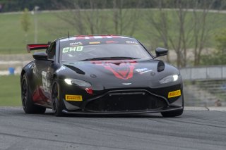 #50 Aston Martin Vantage AMR GT4 of Ross Chouest and Aaron Povoledo, Chouest Povoledo racing, GT4 America, Pro-Am, SRO America, Road America, Elkhart Lake, WI, August 2022
 | Brian Cleary/SRO