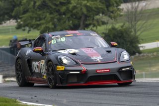 #83 Porsche718 Cayman GT4 RS Clubsport of Juan Martinez and Nelson Calle, RS1, GT4 America, Am, SRO America, Road America, Elkhart Lake, WI, August 2022
 | Brian Cleary/SRO