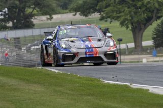 #17 Porsche 718 Cayman GT4 RS Clubsport of Dr. James Rappaport and Todd Hetherington, The Racers Group, GT4 America, Am, SRO America, Road America, Elkhart Lake, WI, August 2022
 | Brian Cleary/SRO