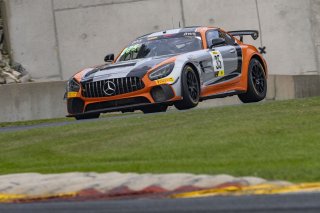 #35 Mercedes-AMG GT4 of Josh Hurley and Manny Franco, Conquest Racing, GT4 America, Silver, SRO America, Road America, Elkhart Lake, WI, August 2022
 | Brian Cleary/SRO