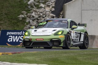 #18 Porsche 718 Cayman GT4 RS Clubsport of Eric Filgueiras and Steven McAleer, RS1, GT4 America, Pro-Am, SRO America, Road America, Elkhart Lake, WI, August 2022
 | Brian Cleary/SRO