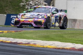 #66 Porsche 718 Cayman GT4 RS Clubsport of Derek DeBoer and Jason Alexandris, The Racers Group, GT4 America, Am, SRO America, Road America, Elkhart Lake, WI, August 2022
 | Brian Cleary/SRO