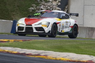 #20 Toyota GR Supra GT4 of Nick Shanny and Terry Borcheller, Carrus Callas Raceteam, GT4 America, Am, SRO America, Road America, Elkhart Lake, WI, August 2022
 | Brian Cleary/SRO